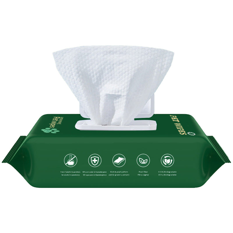 Pet Cleaning Wipes for Odor Control and Hygiene