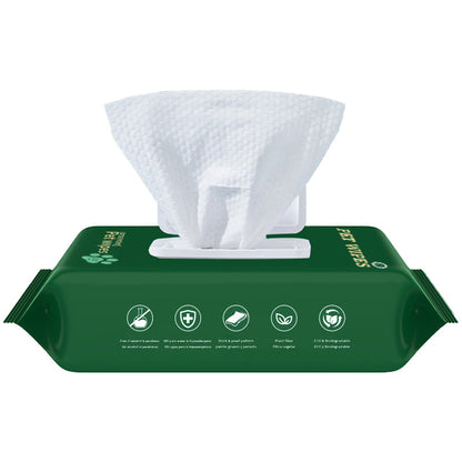Pet Cleaning Wipes for Odor Control and Hygiene