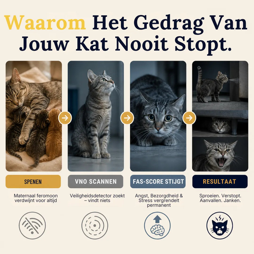 Verzachtende feromoondiffuser voor katten