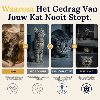 Verzachtende feromoondiffuser voor katten