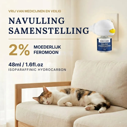 Verzachtende feromoondiffuser voor katten